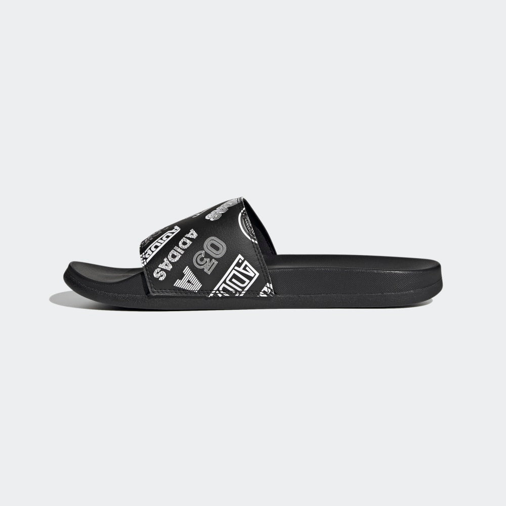 adidas Adilette Comfort Core Black/White - Best Buy Soccer